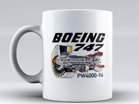 Boeing 747 & PW4000-94 Engine Designed Mugs Supply