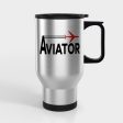 Aviator Designed Travel Mugs (With Holder) Online now