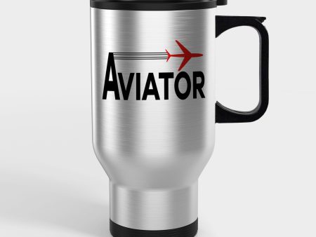 Aviator Designed Travel Mugs (With Holder) Online now