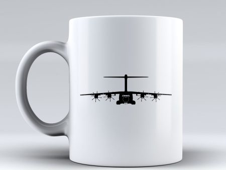 Airbus A400M Silhouette Designed Mugs Online now