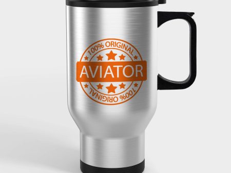 %100 Original Aviator Designed Travel Mugs (With Holder) Fashion