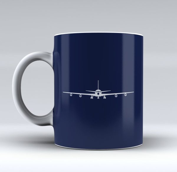 Boeing 707 Silhouette Designed Mugs For Cheap