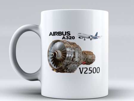 Airbus A320 & V2500 Engine Designed Mugs Online Hot Sale