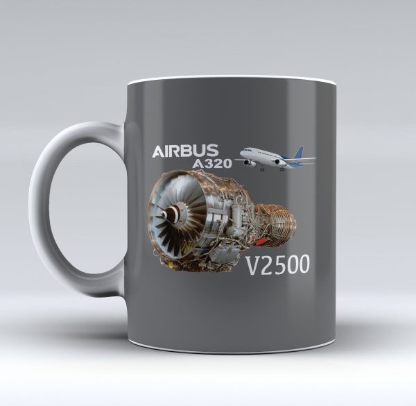 Airbus A320 & V2500 Engine Designed Mugs Online Hot Sale