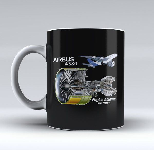 Airbus A380 & GP7000 Engine Designed Mugs Online now