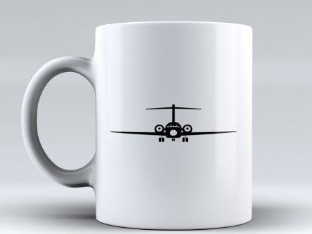 Boeing 717 Silhouette Designed Mugs For Cheap