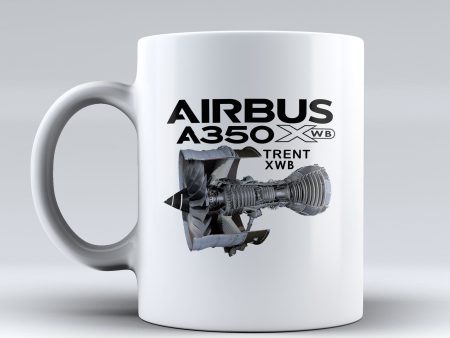 Airbus A350 & Trent XWB Engine Designed Mugs For Discount