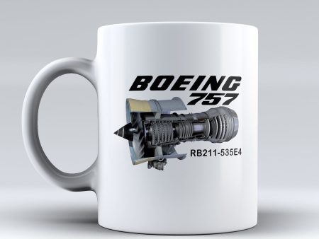 Boeing 757 & Rolls Royce Engine (RB211) Designed Mugs Supply