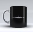 Boeing 707 Silhouette Designed Mugs For Cheap