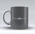 Boeing 707 Silhouette Designed Mugs For Cheap