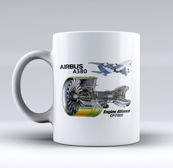 Airbus A380 & GP7000 Engine Designed Mugs Online now