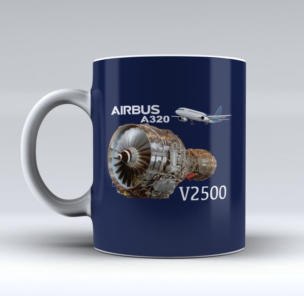 Airbus A320 & V2500 Engine Designed Mugs Online Hot Sale