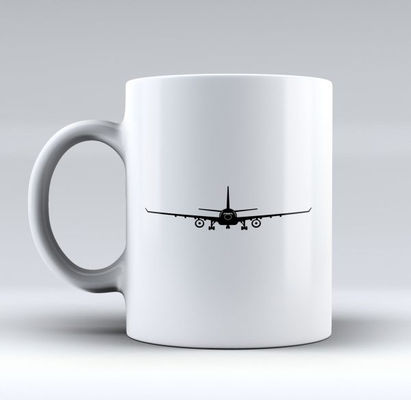 Airbus A330 Silhouette Designed Mugs Online