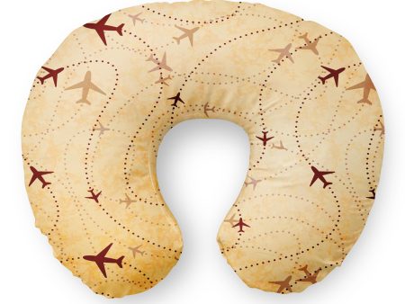 Vintage Travelling with Aircraft Travel & Boppy Pillows Supply