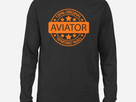 %100 Original Aviator Designed Long-Sleeve T-Shirts Online