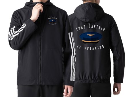 Your Captain Is Speaking Designed Sport Style Jackets For Discount