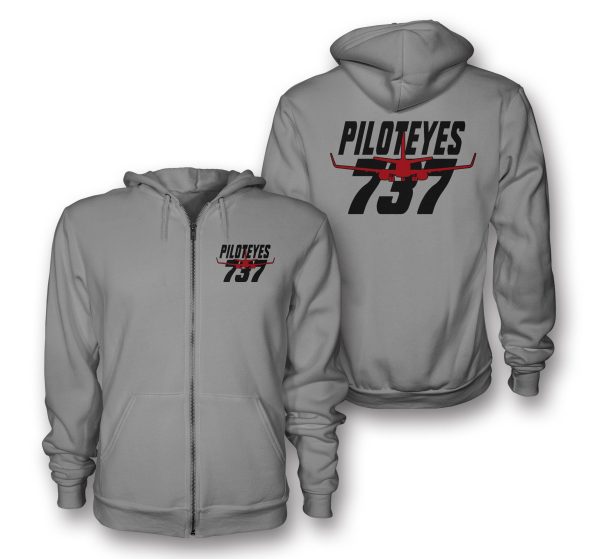 Amazing Piloteyes737 Designed Zipped Hoodies For Discount