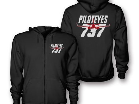 Amazing Piloteyes737 Designed Zipped Hoodies For Discount