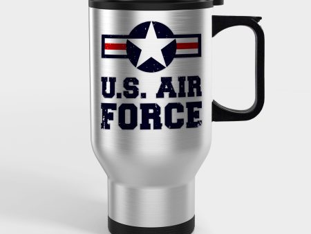 US Air Force Designed Travel Mugs (With Holder) For Sale