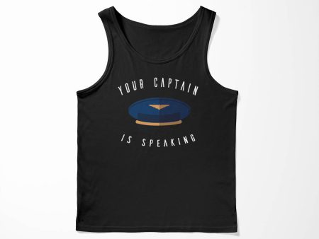 Your Captain Is Speaking Designed Tank Tops Online now