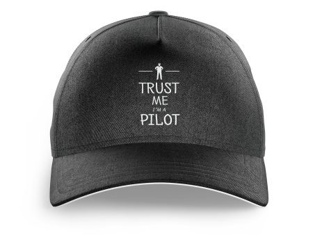 Trust Me I m a Pilot Printed Hats Online now