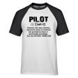 Pilot [Noun] Designed Raglan T-Shirts Online now