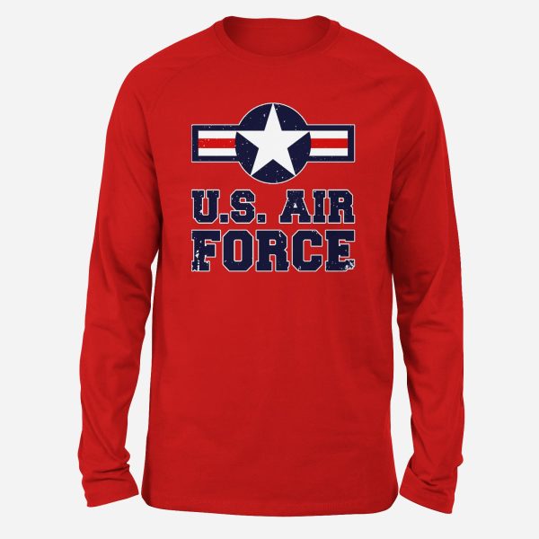 US Air Force Designed Long-Sleeve T-Shirts Hot on Sale