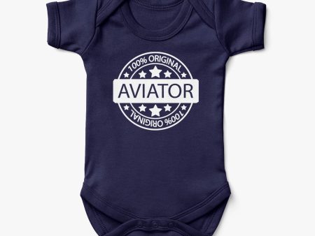 %100 Original Aviator Designed Baby Bodysuits Hot on Sale