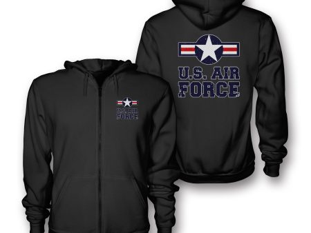 US Air Force Designed Zipped Hoodies Sale