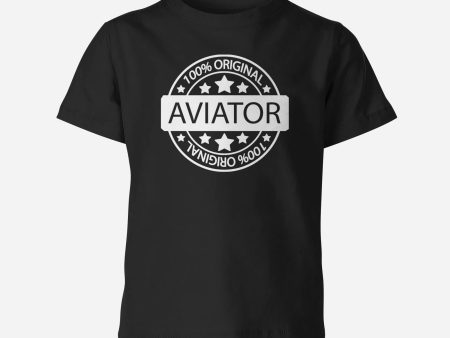 %100 Original Aviator Designed Children T-Shirts Online Hot Sale