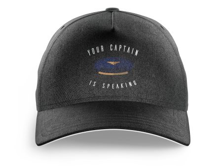 Your Captain Is Speaking Printed Hats Supply