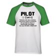 Pilot [Noun] Designed Raglan T-Shirts Online now