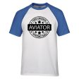 %100 Original Aviator Designed Raglan T-Shirts Online