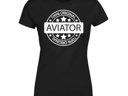 %100 Original Aviator Designed Women T-Shirts Online Sale