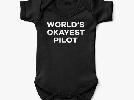 World s Okayest Pilot Designed Baby Bodysuits Discount