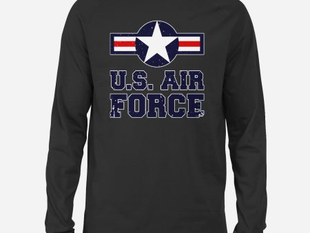 US Air Force Designed Long-Sleeve T-Shirts Hot on Sale